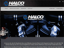 Tablet Screenshot of halcotrade.ch